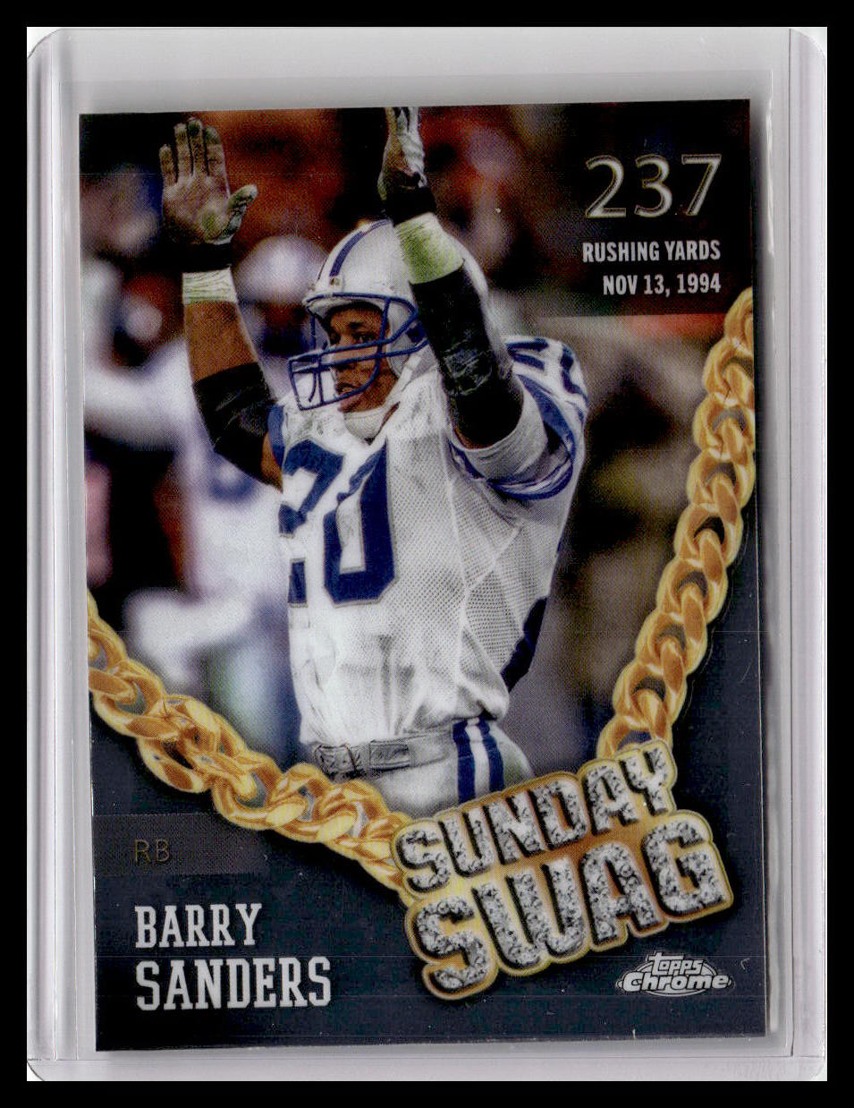 2024 Topps Chrome #SS-15 Barry Sanders Sunday Swag