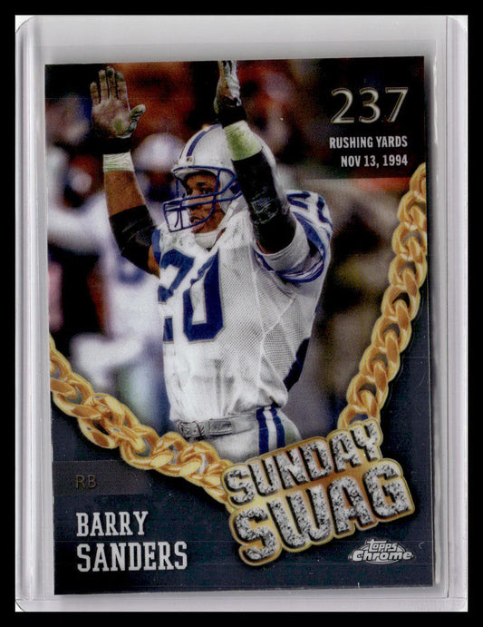 2024 Topps Chrome #SS-15 Barry Sanders Sunday Swag