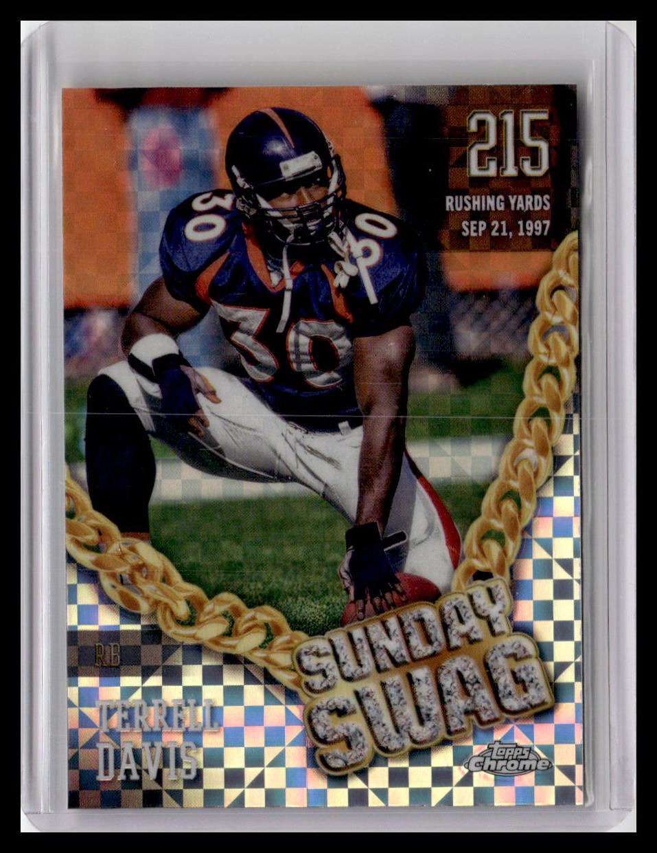 2024 Topps Chrome #SS-22 Terrell Davis Sunday Swag X-Fractor