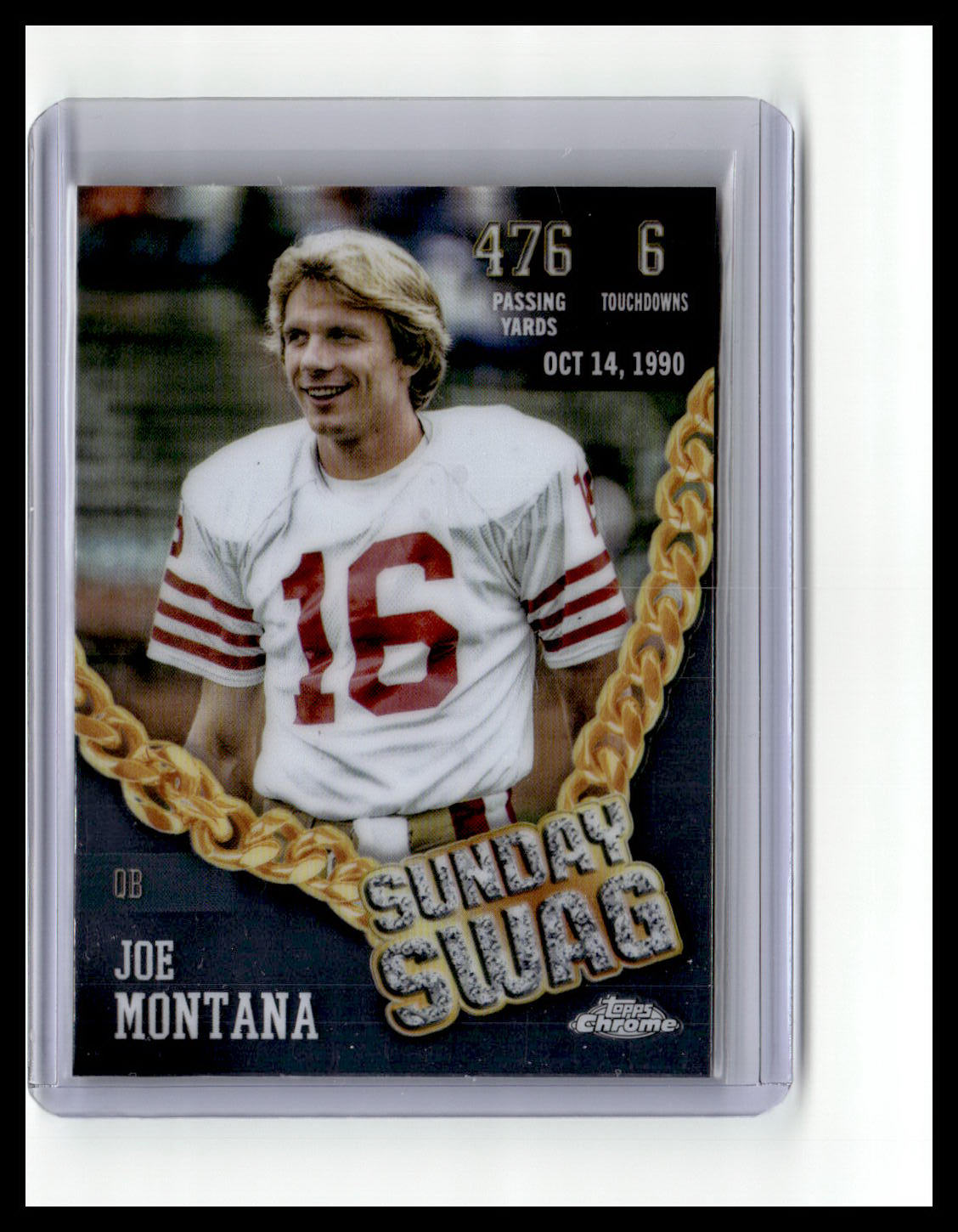 2024 Topps Chrome #SS-5 Joe Montana Sunday Swag