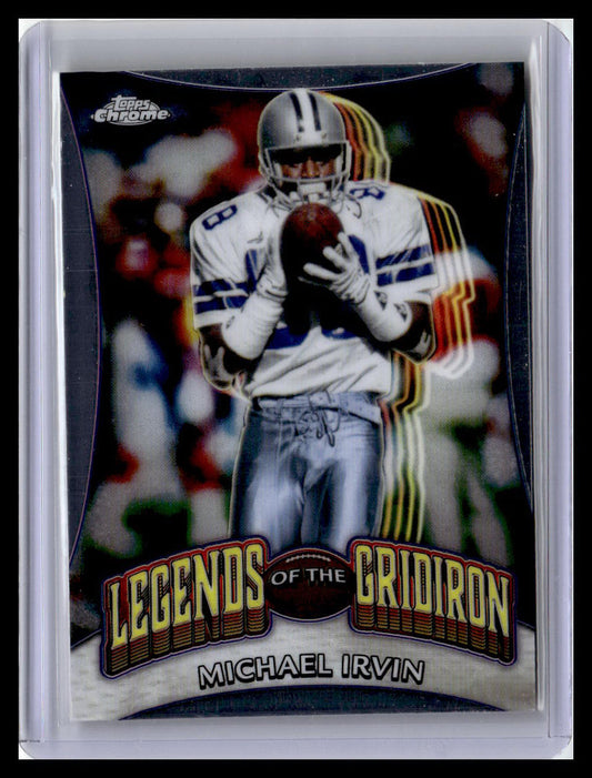 2024 Topps Chrome #LOG-15 Michael Irvin Legends of the Gridiron