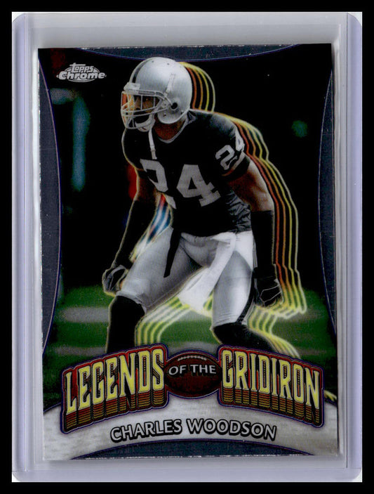 2024 Topps Chrome #LOG-7 Charles Woodson Legends of the Gridiron Refractor