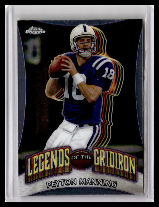 2024 Topps Chrome #LOG-2 Peyton Manning Legends of the Gridiron Refractor