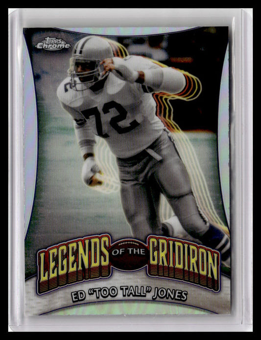 2024 Topps Chrome #LOG-20 Ed "Too Tall" Jones Legends of the Gridiron