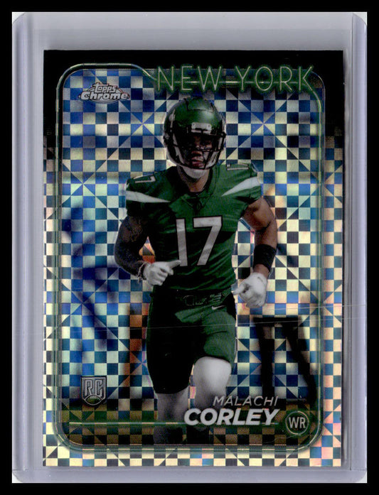 2024 Topps Chrome #224 Malachi Corley X-Fractor