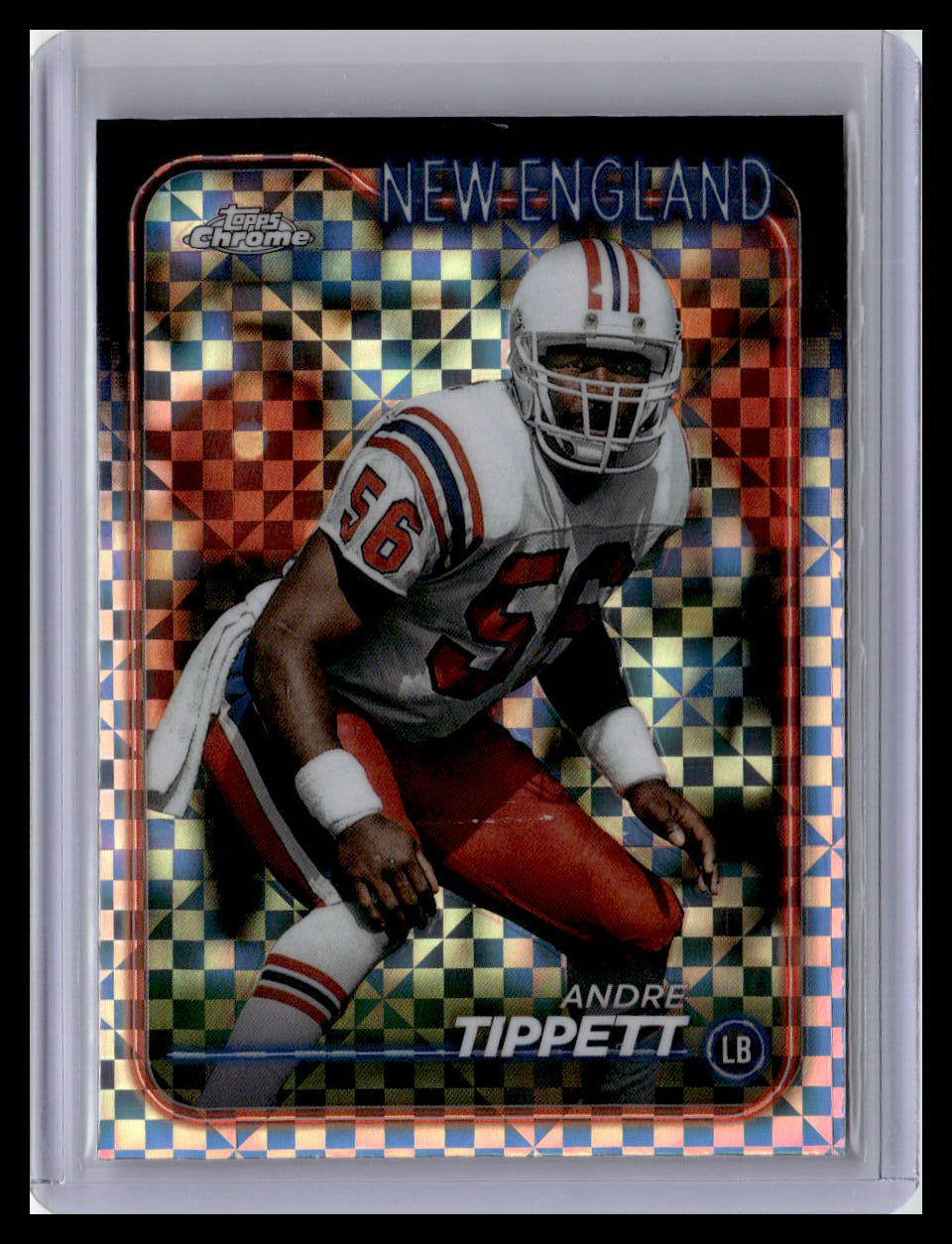 2024 Topps Chrome #128 Andre Tippett X-Fractor