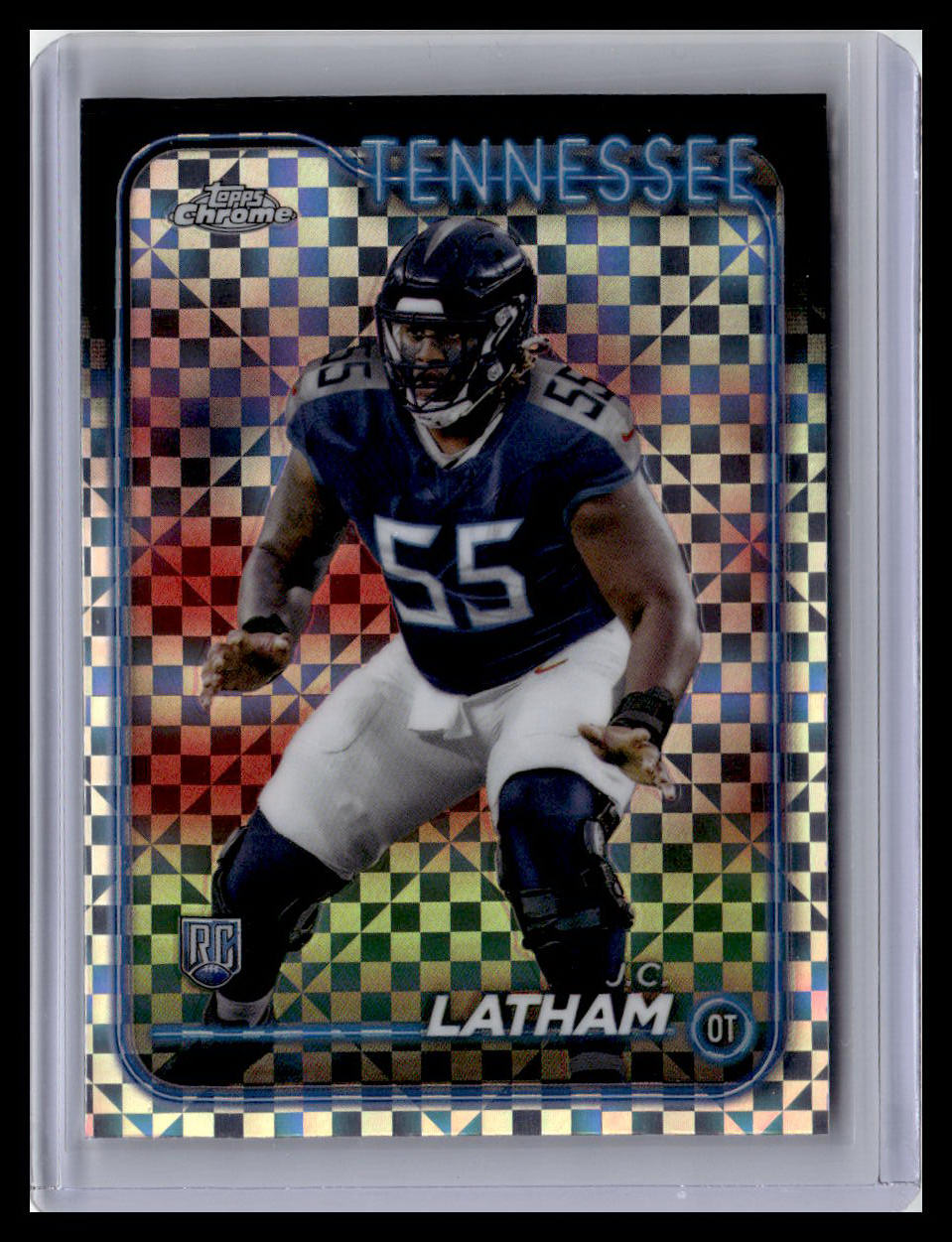 2024 Topps Chrome #270 J.C. Latham X-Fractor