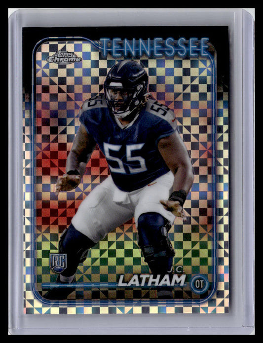 2024 Topps Chrome #270 J.C. Latham X-Fractor