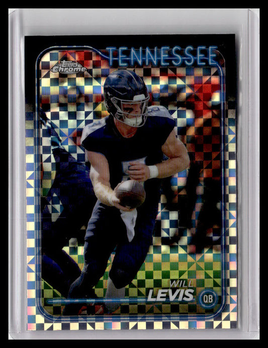 2024 Topps Chrome #188 Will Levis X-Fractor
