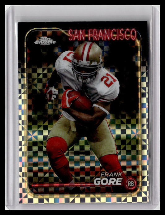 2024 Topps Chrome #179 Frank Gore X-Fractor