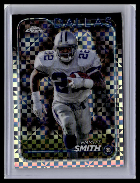 2024 Topps Chrome #38 Emmitt Smith X-Fractor