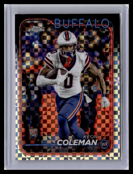 2024 Topps Chrome #209 Keon Coleman X-Fractor