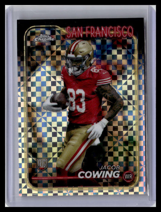 2024 Topps Chrome #285 Jacob Cowing X-Fractor