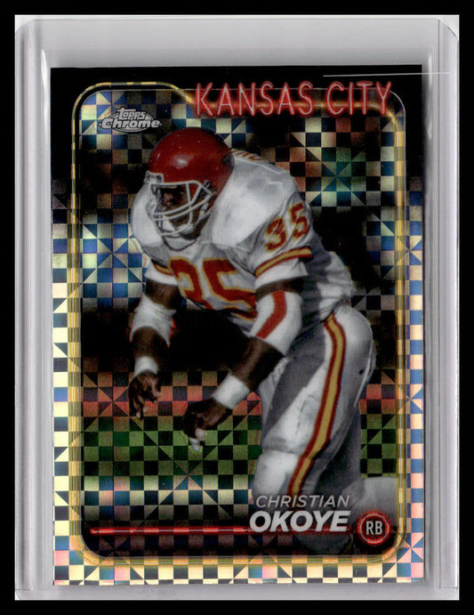 2024 Topps Chrome #96 Christian Okoye X-Fractor