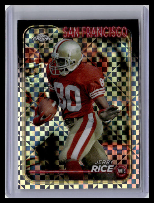 2024 Topps Chrome #176 Jerry Rice X-Fractor