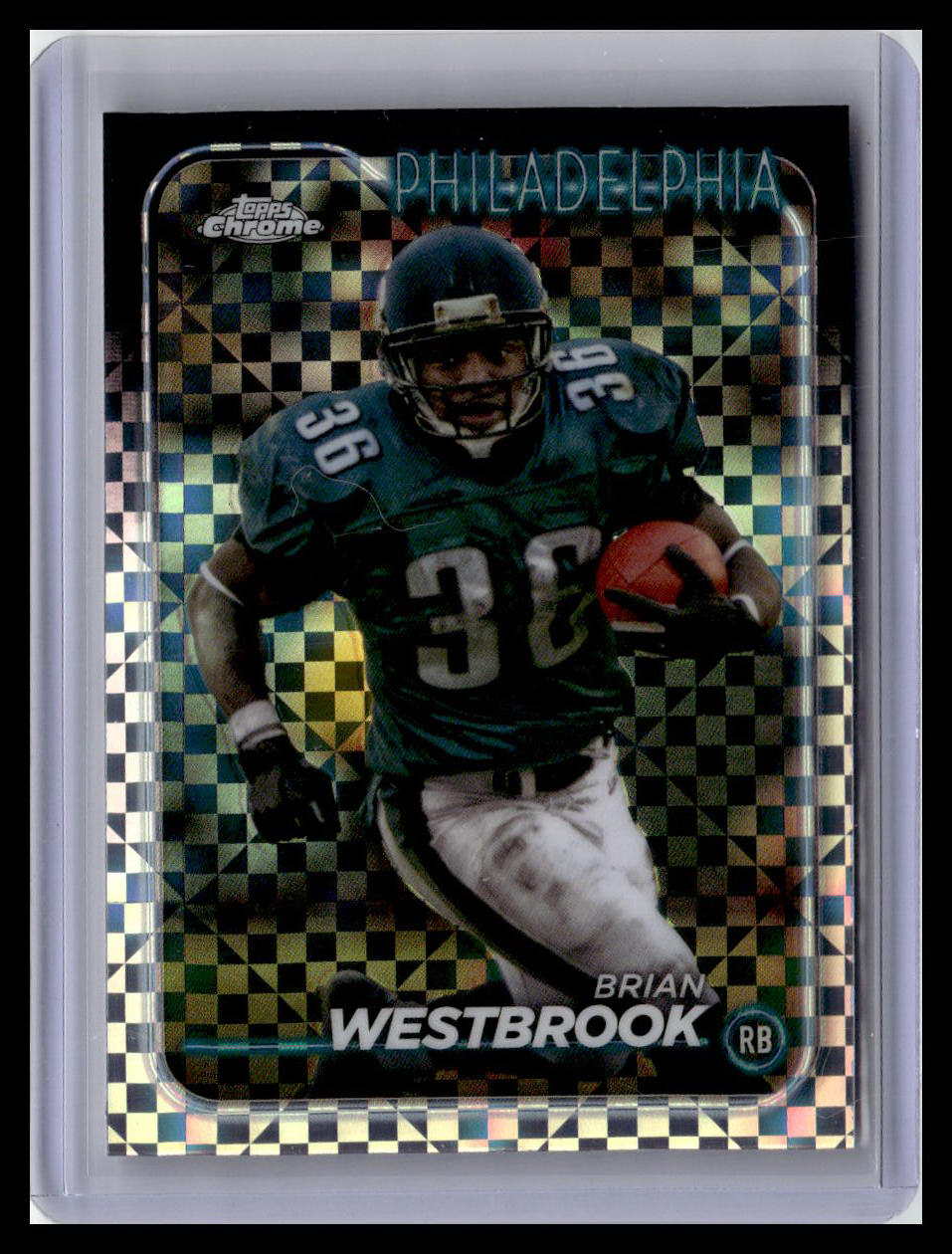 2024 Topps Chrome #156 Brian Westbrook X-Fractor