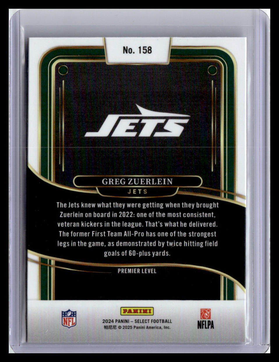 2024 Panini Select #158 Greg Zuerlein