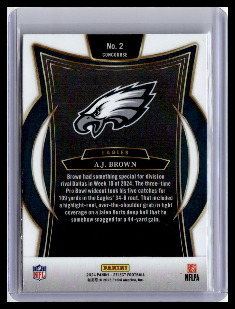 2024 Panini Select #2 A.J. Brown Concurse