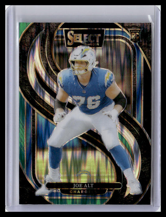 2024 Panini Select #159 Joe Alt Black & Green Prizm Shock