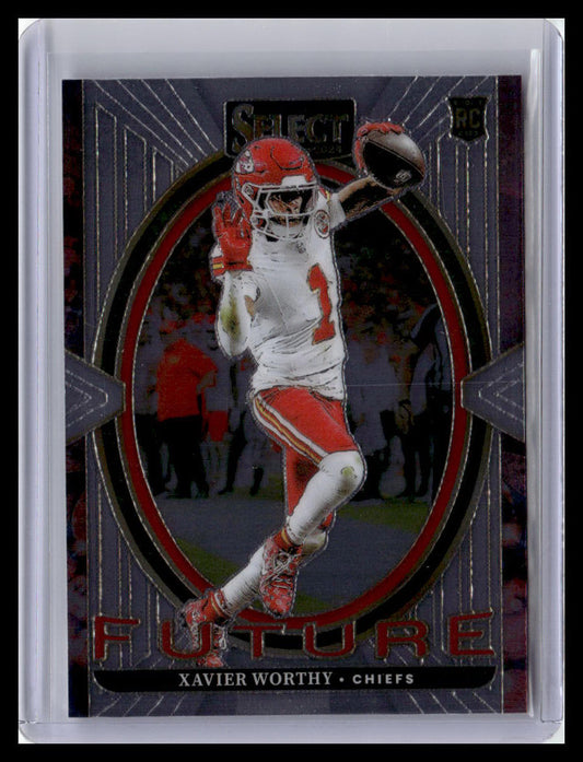 2024 Panini Select #8 Xavier Worthy Select Future Prizm