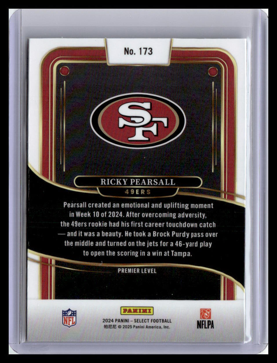 2024 Panini Select #173 Ricky Pearsall