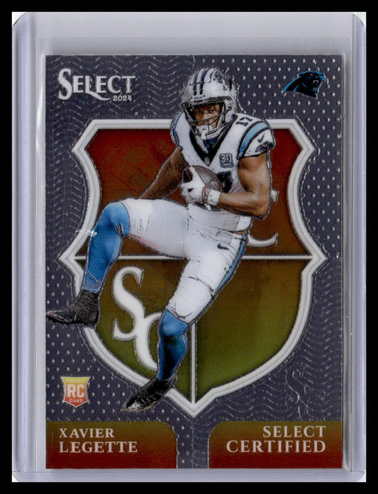 2024 Panini Select #14 Xavier Legette Select Certified Rookies