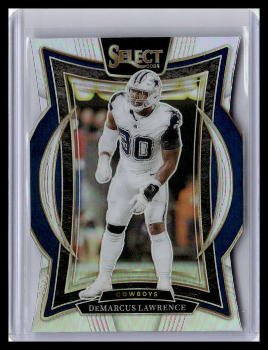2024 Panini Select #47 DeMarcus Lawrence Silver Prizm Die Cut