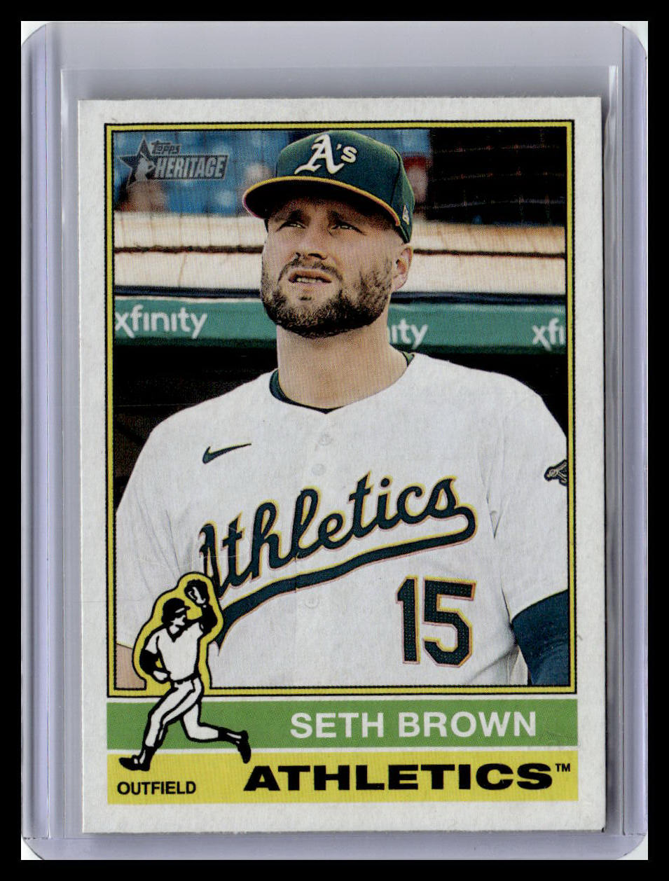2025 Topps Heritage #292 Seth Brown