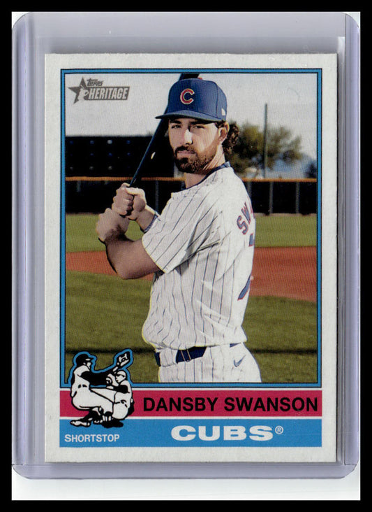 2025 Topps Heritage #128 Dansby Swanson
