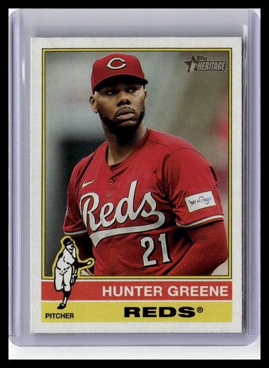 2025 Topps Heritage #96 Hunter Greene