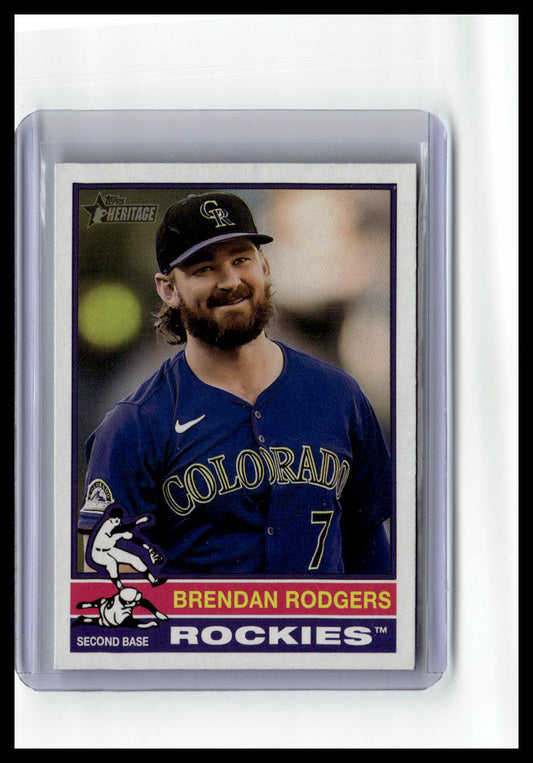2025 Topps Heritage #293 Brendan Rodgers