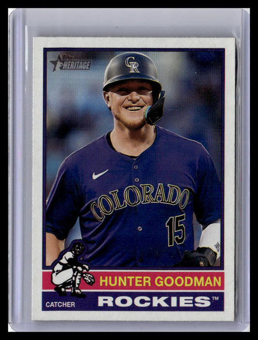 2025 Topps Heritage #217 Hunter Goodman