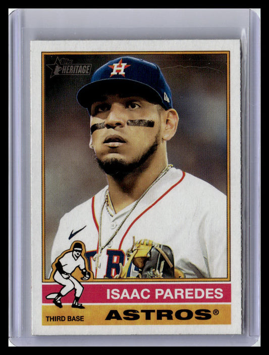 2025 Topps Heritage #8 Isaac Paredes