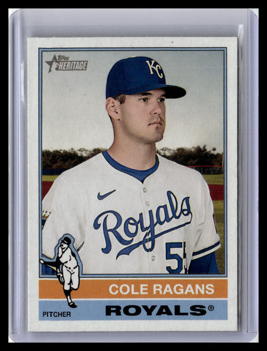 2025 Topps Heritage #187 Cole Ragans