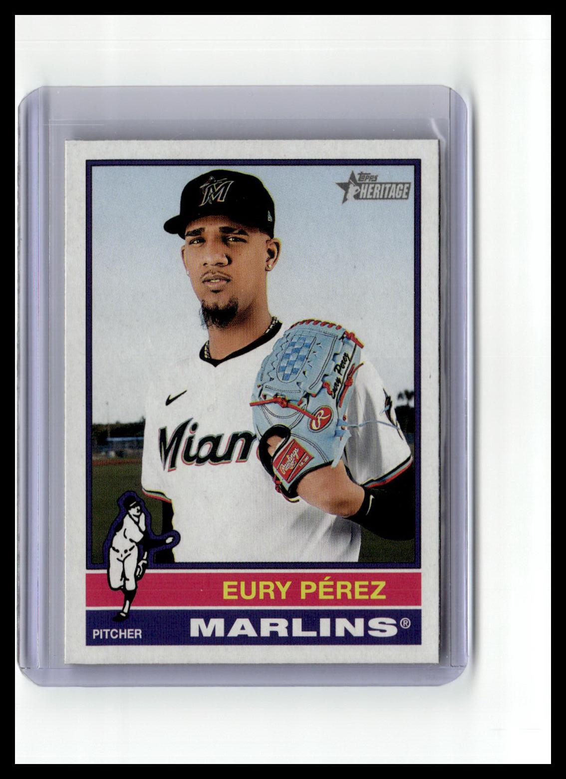 2025 Topps Heritage #42 Eury Pérez