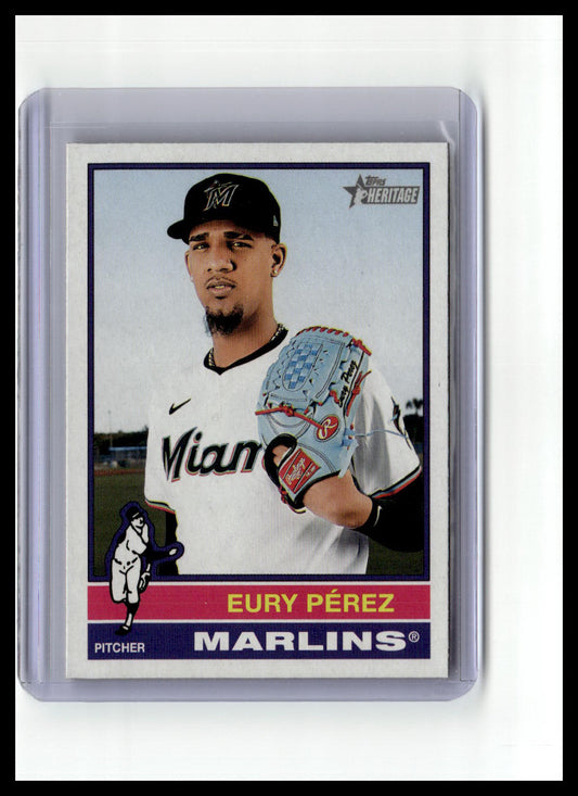 2025 Topps Heritage #42 Eury Pérez