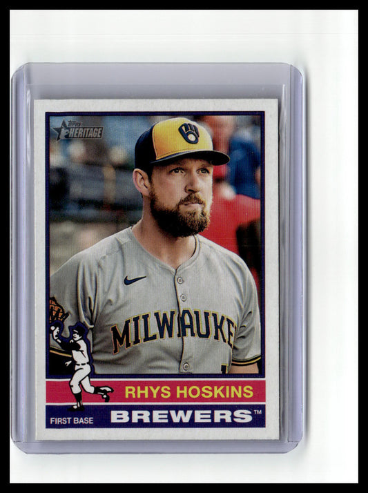 2025 Topps Heritage #291 Rhys Hoskins