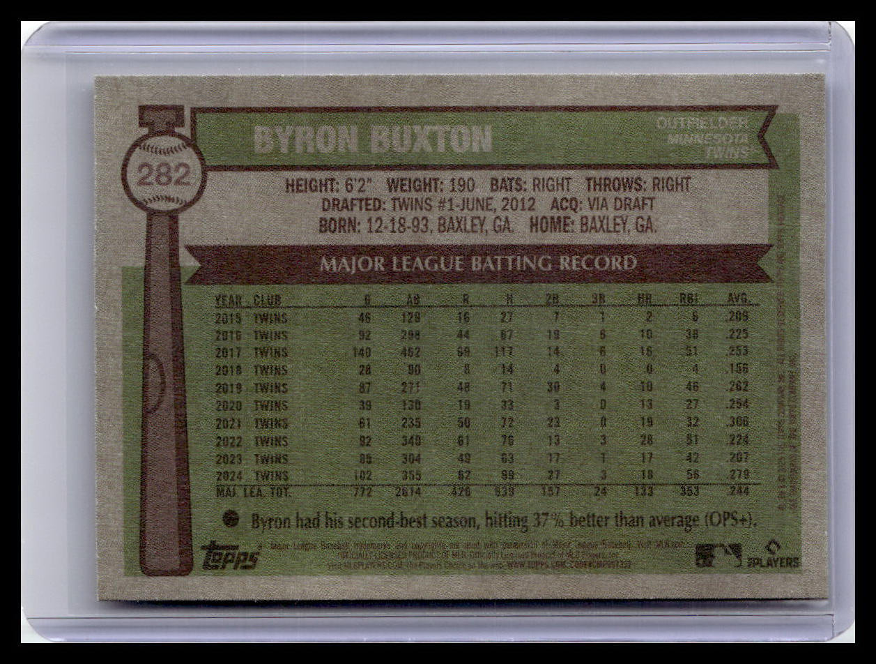 2025 Topps Heritage #282 Byron Buxton