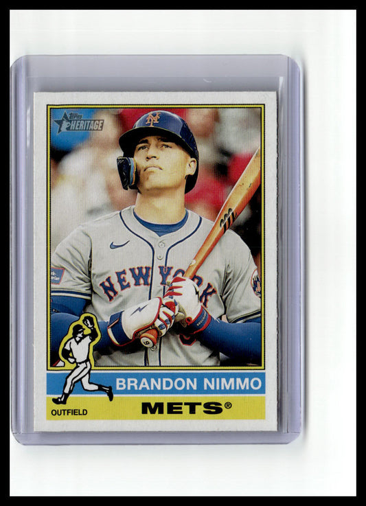 2025 Topps Heritage #37 Brandon Nimmo