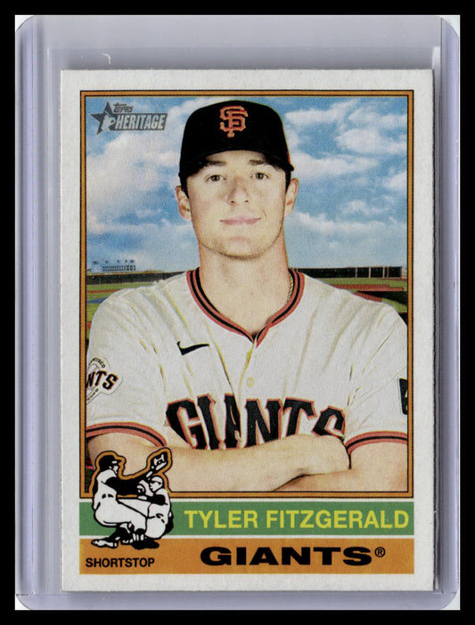 2025 Topps Heritage #238 Tyler Fitzgerald