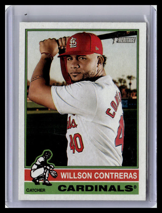 2025 Topps Heritage #218 Willson Contreras