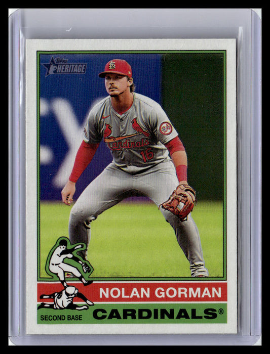 2025 Topps Heritage #18 Nolan Gorman