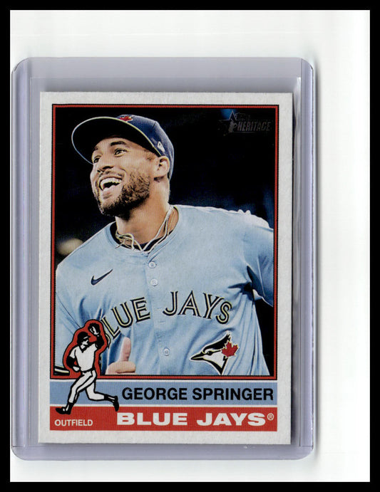 2025 Topps Heritage #393 George Springer