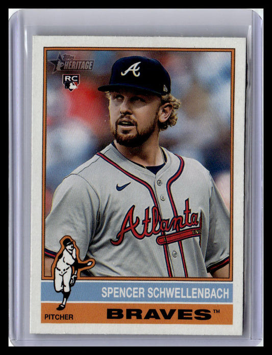 2025 Topps Heritage #58 Spencer Schwellenbach