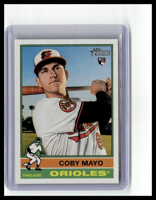 2025 Topps Heritage #340 Coby Mayo