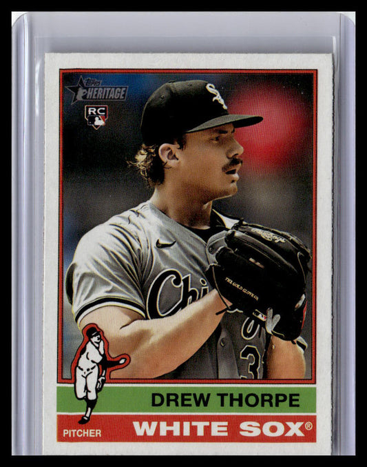 2025 Topps Heritage #334 Drew Thorpe