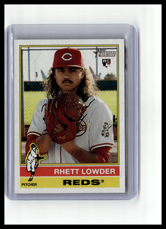 2025 Topps Heritage #181 Rhett Lowder