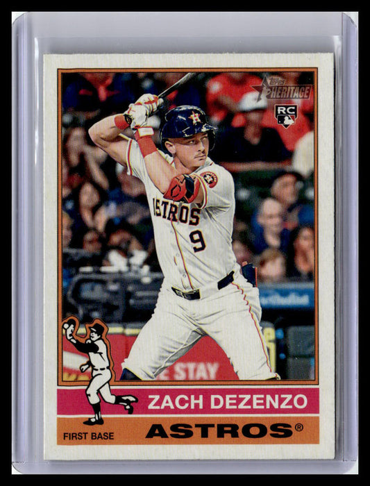2025 Topps Heritage #404 Zach Dezenzo