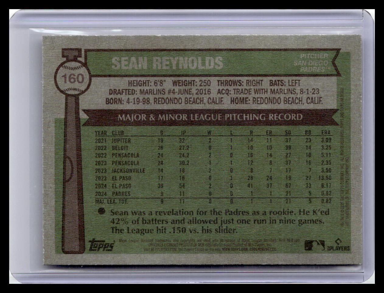2025 Topps Heritage #160 Sean Reynolds
