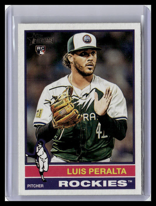 2025 Topps Heritage #176 Luis Peralta